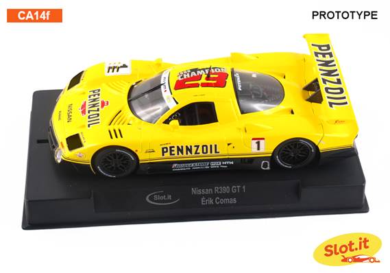Slot.it CA14F - Nissan R390 GT 1 - #1 - Érik Comas