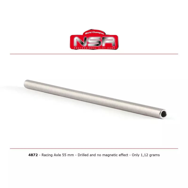 NSR 4872 - 3/32 Hollow Racing Axle 55mm 1.12gr