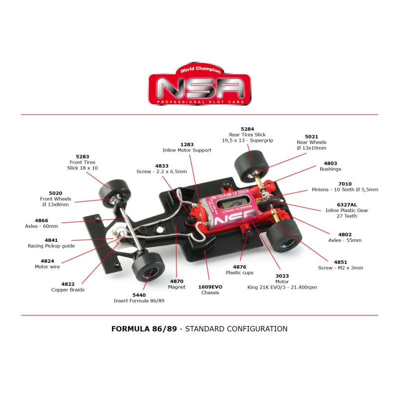 NSR 0643IL - FORMULA 86/89 TYRRELL 018 1989 PALMER #3 CAMEL IL KING 21K EVO3