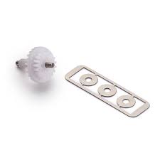Policar PGI2517-bg - Plastic Bevel Crown/Spur 25T/17T White Gear