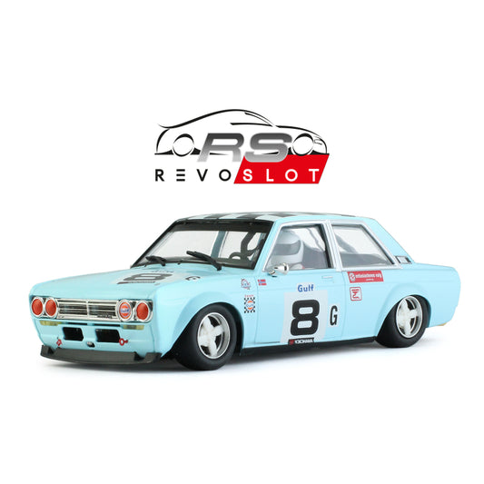 RevoSlot RS0304 - Datsun 510 Azzurra No.8