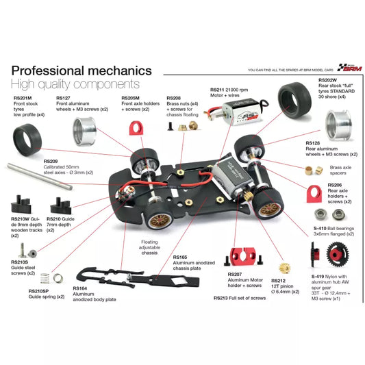 RevoSlot RS0065 - Porsche 911 GT1 - White Kit