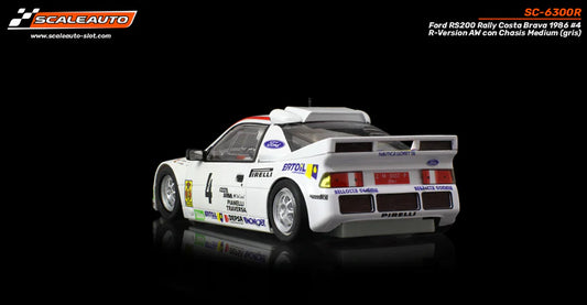 Scaleauto SC6300R - Ford RS200 A. Zanini #4
