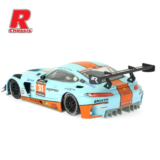 Scaleauto SC-6355R - Mercedes AMG GT3 #31 - Gulf Oils - Silverstone 12Hrs