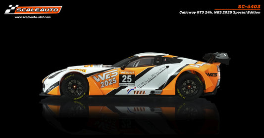 Scaleauto SC-6403 - Chevrolet Callaway Corvette C7R GT3 #25 - WEC '25 Special Edition