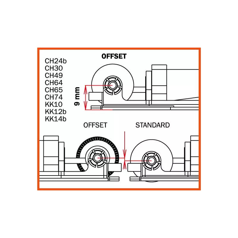 Slot.it GO23-Al - 23T Offset Crown Gear - Aluminium Insert