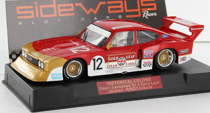 Sideways SWHC02 - Ford Capri Zakspeed Group 5, Gold Leaf - #12 Jochen Rindt Limited Edition