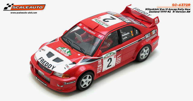 Scaleauto SC-6372R – Mitsubishi Lancer Evo VI #2 Marlboro Freddy Loix – 1999 Rally New Zealand