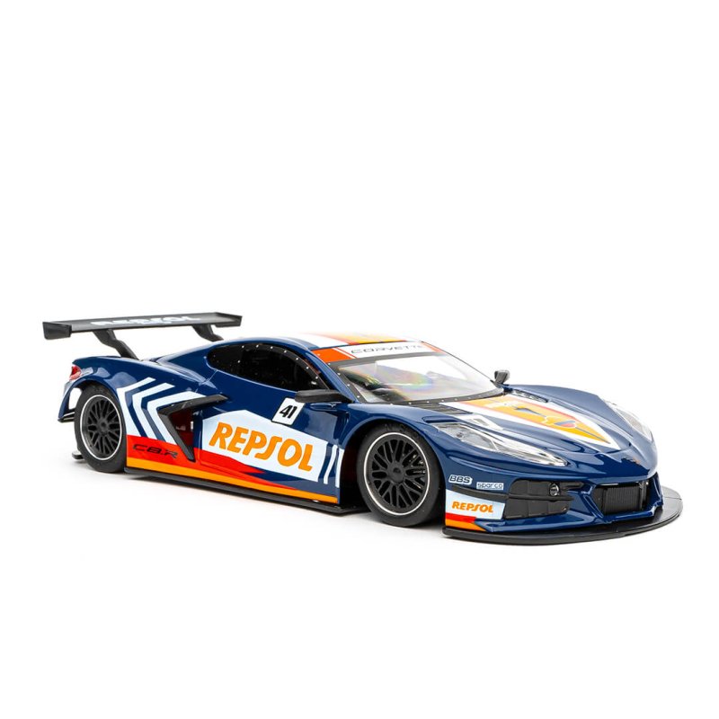 NSR 0441AW Chevrolet Corvette C8.R #41 Repsol Blue Anglewinder 1:32 Slot Car