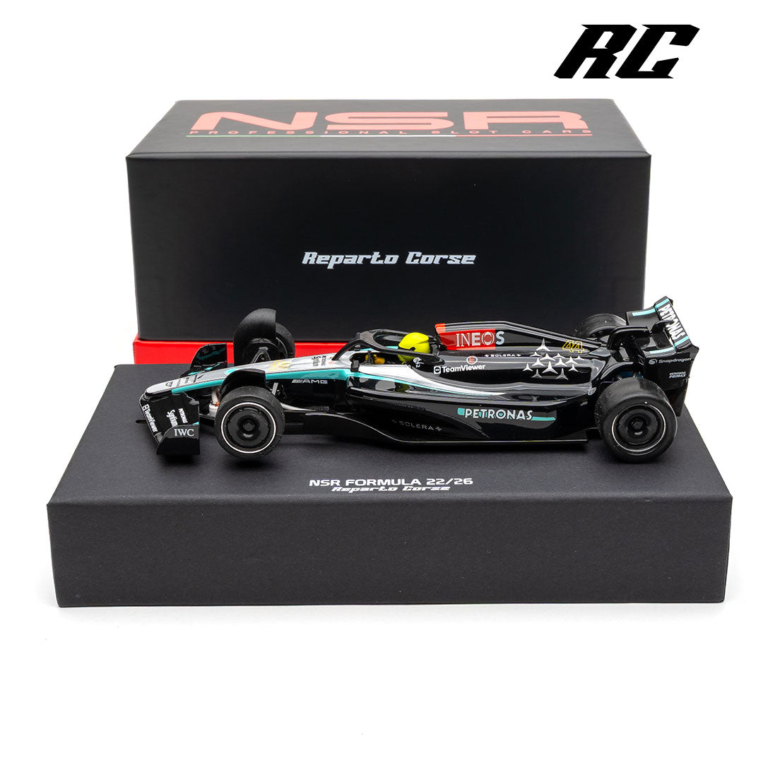 NSR 0507RCP-IL - FORMULA 22/26 SILVER ARROW #44 LH-"RACING DEPARTMENT"- PLASTIC TRACKS