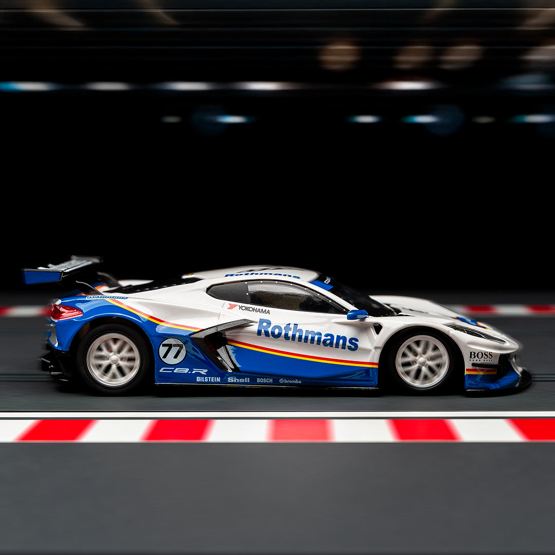 NSR 0577SW - CORVETTE C8.R ROTHMANS LIVERY BLUE #77 AW SHARK 25K EVO