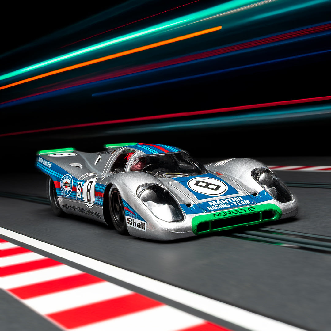NSR 0579SW - PORSCHE 917K MARTINI BRANDS HATCH 1000KM 1971 #8 ELFORD/REDMAN SW SHARK 21.5K EVO