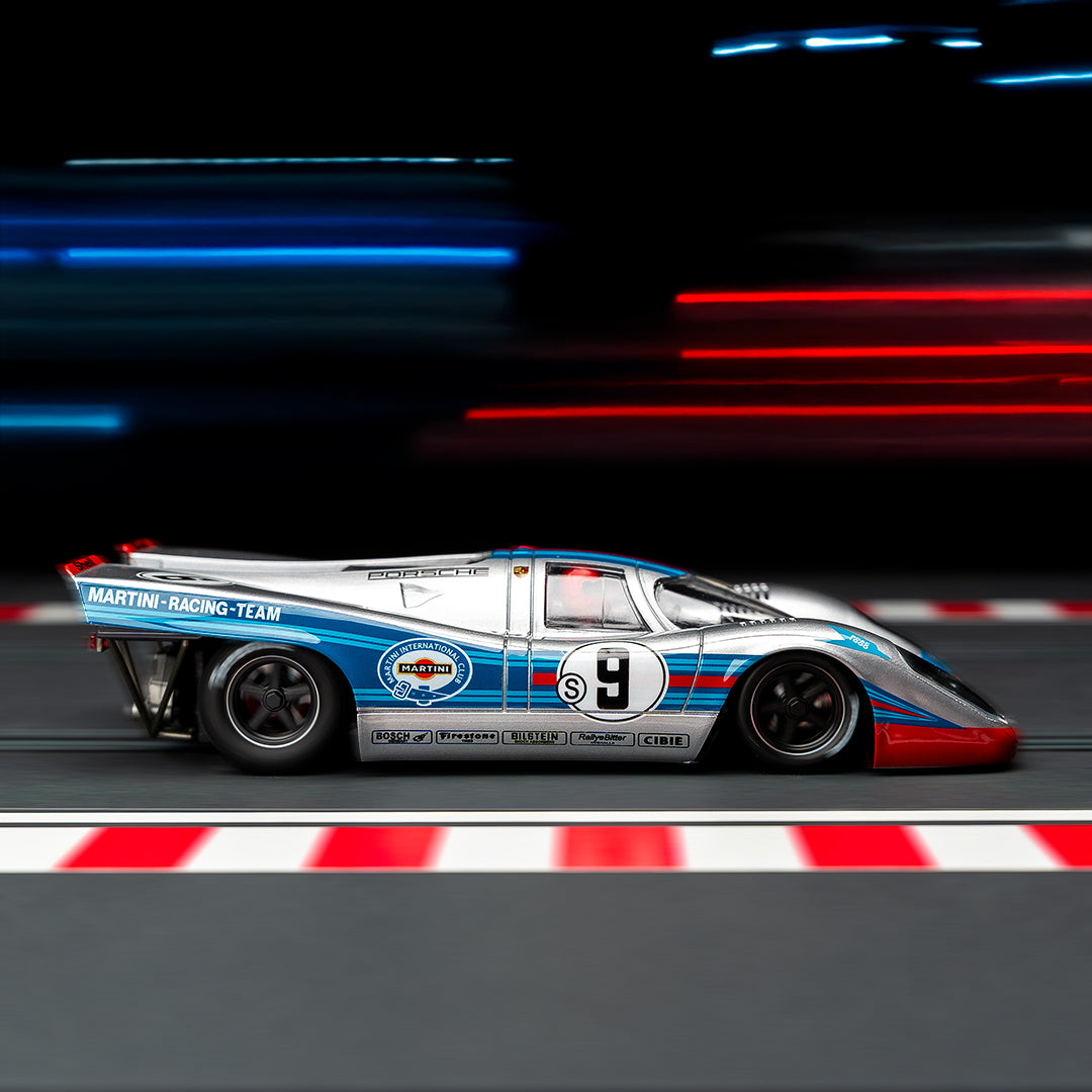 NSR 0580SW - PORSCHE 917K MARTINI BRANDS HATCH 1000KM 1971 #9 VAN LENNEP/LARROUSSE SW SHARK 21.5K EVO