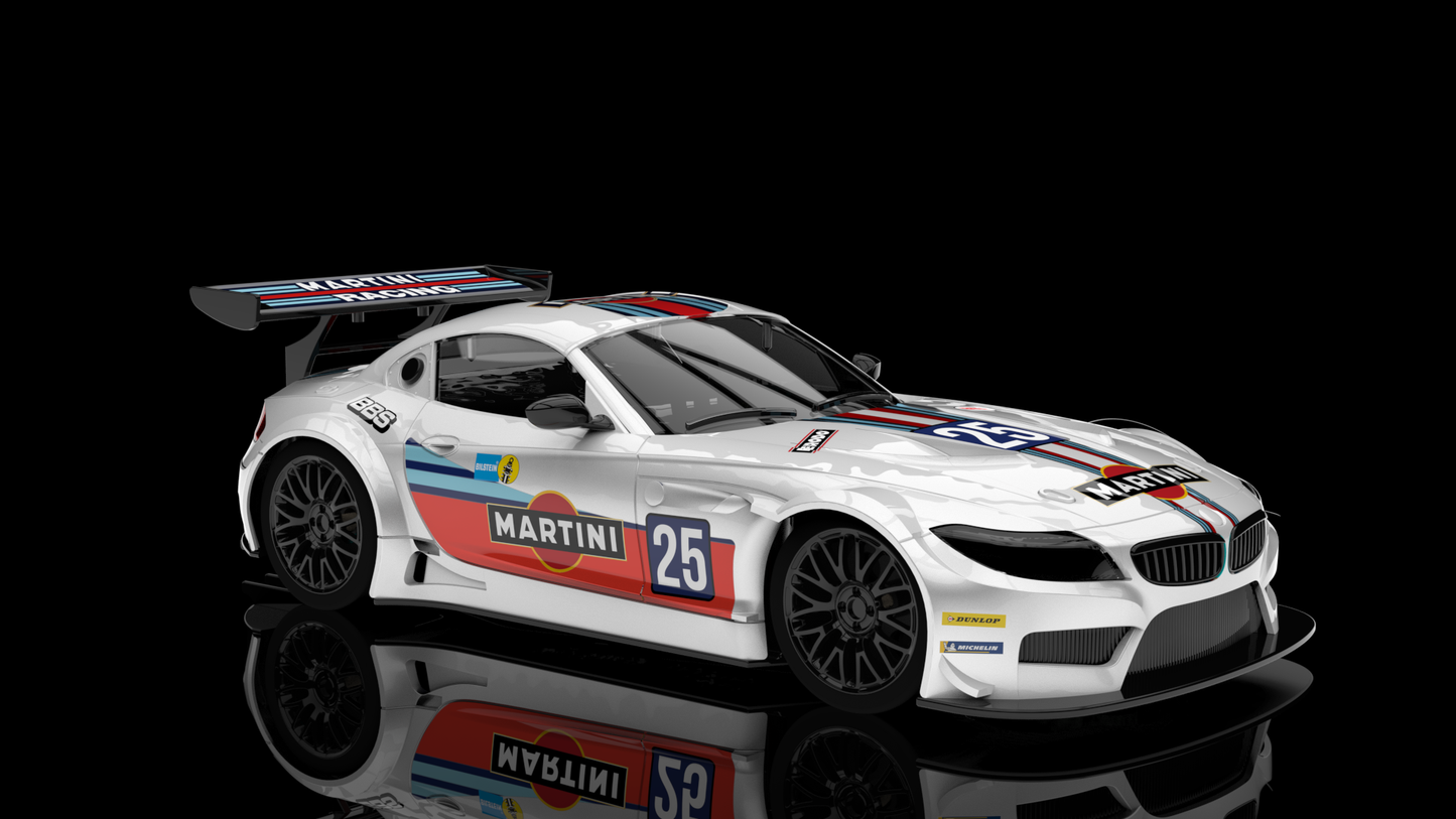 NSR 0601SW - Z4 GT3 Martini Racing Livery White #25 SW SHARK 25K EVO