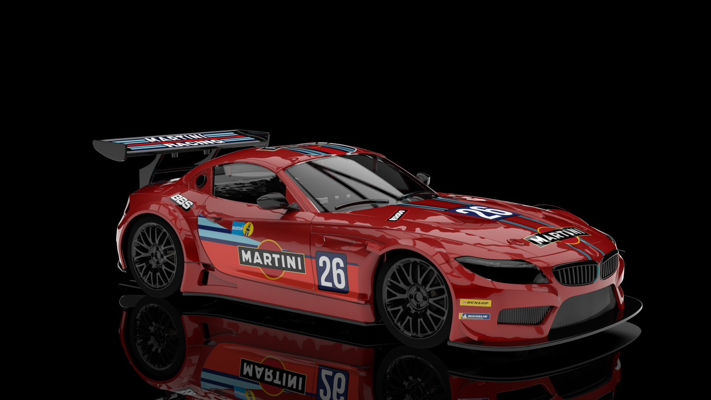 NSR 0602AW - Z4 GT3 Martini Racing Livery Red #26 AW KING 21K EVO3