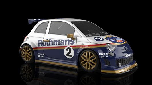 NSR 0608SW - ABARTH 500 ROTHMANS LIVERY #2 SW SHARK 21.5K EVO