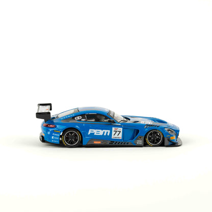 (PRE-ORDER) NSR 0650SW AMG GT3 EVO HRT FANATEC 2023 BLUE #77 SW SHARK 25K EVO