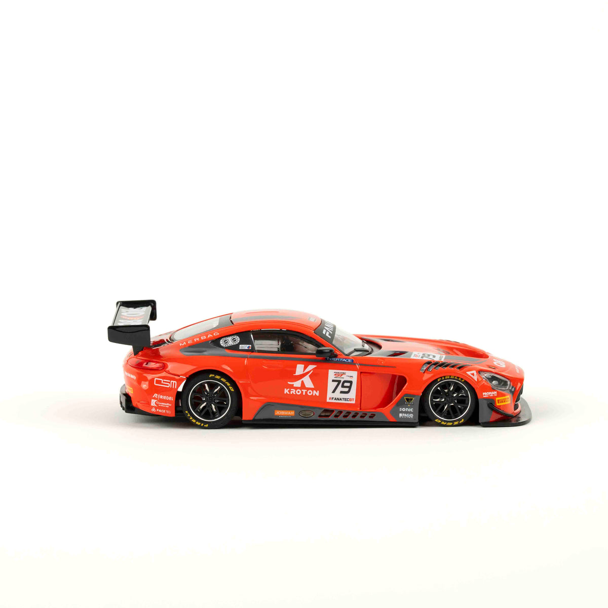 (PRE-ORDER) NSR 0651SW AMG GT3 EVO HRT FANATEC 2023 RED #79 SW SHARK 25K EVO
