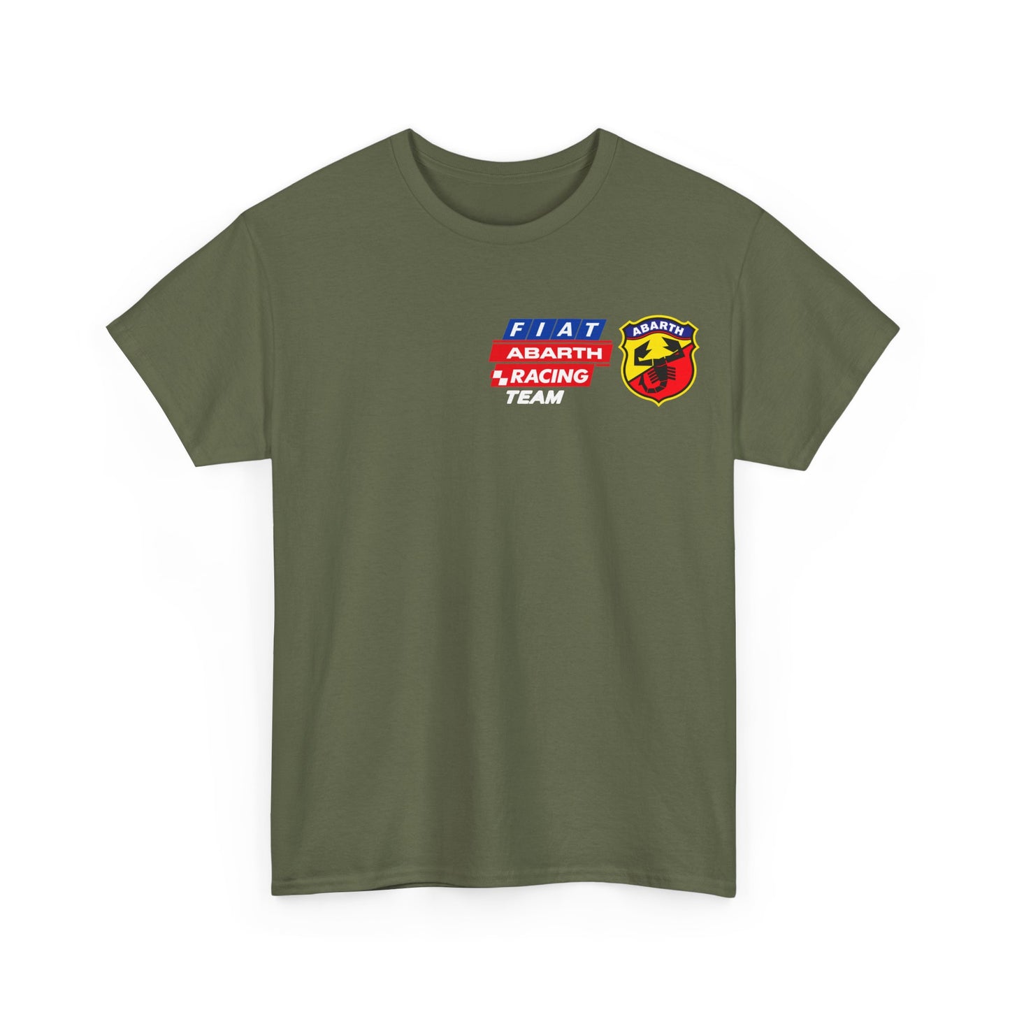 W.A.R. - "Fiat Abarth Racing Team" (F.A.R.T.) Logo - Medium-weight Cotton T‑Shirt