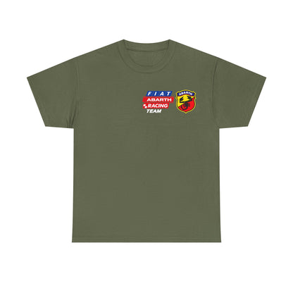 W.A.R. - "Fiat Abarth Racing Team" (F.A.R.T.) Logo - Medium-weight Cotton T‑Shirt