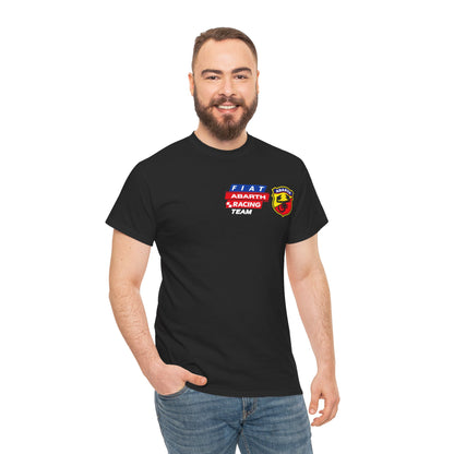 W.A.R. - "Fiat Abarth Racing Team" (F.A.R.T.) Logo - Medium-weight Cotton T‑Shirt