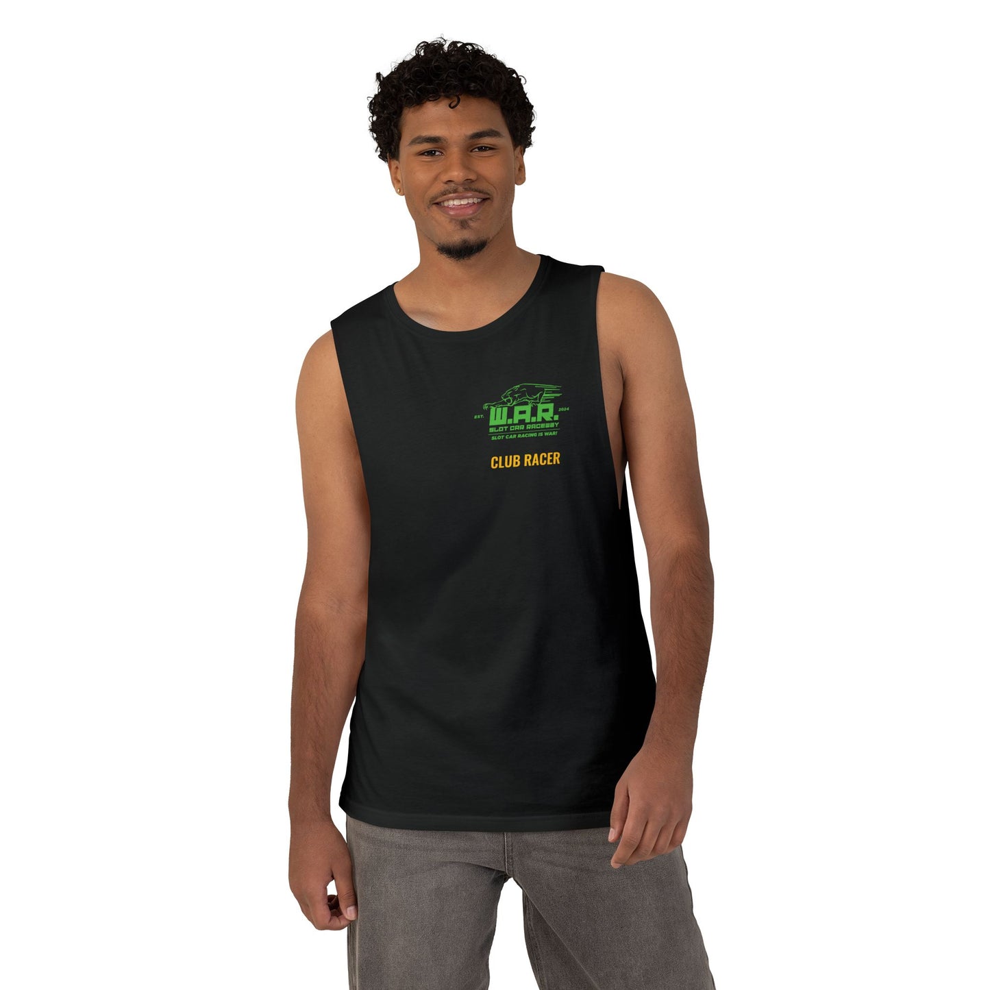 W.A.R. - Lightweight Cotton Sleeveless Club Racer Tank Top
