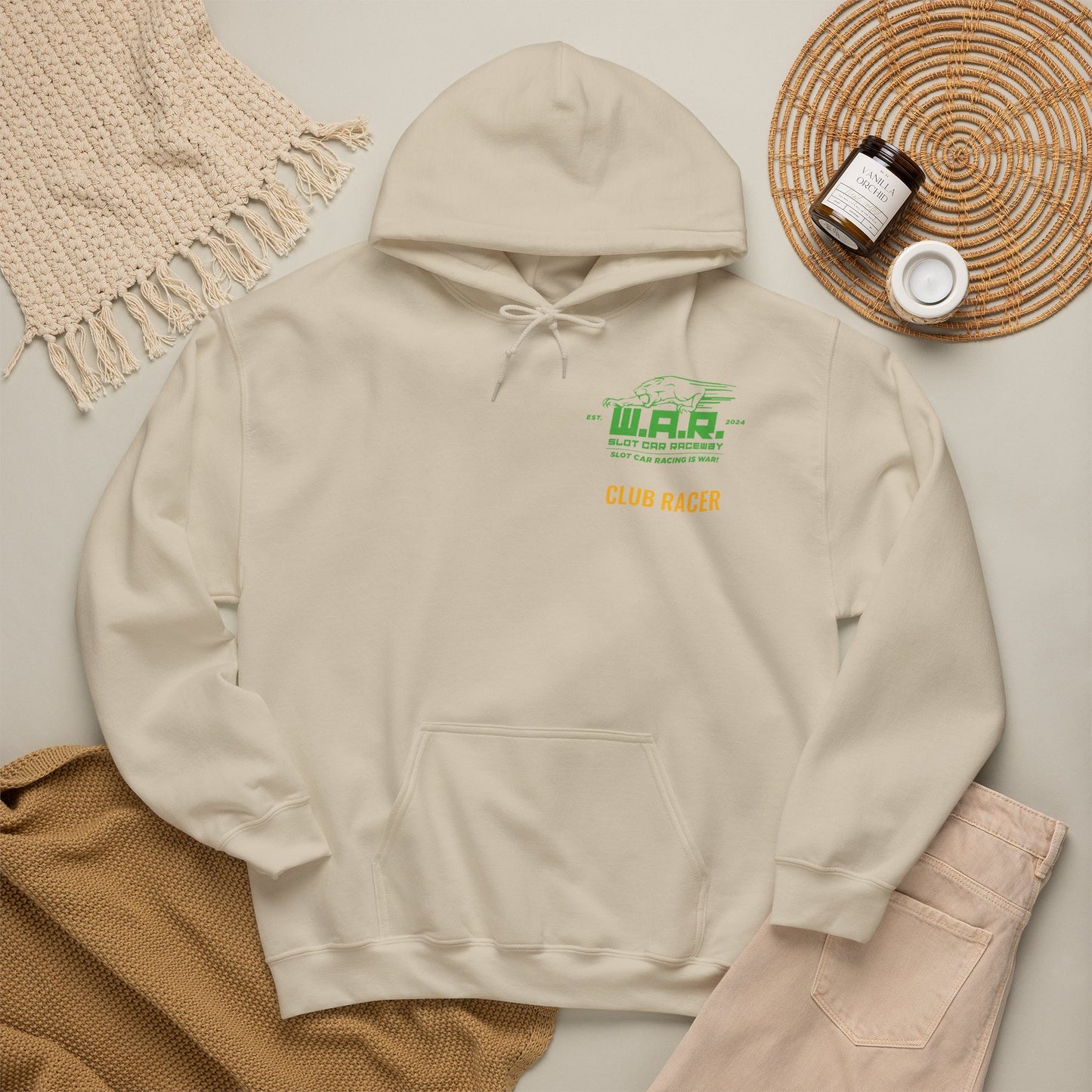 W.A.R. - Midweight Comfy Cotton/Polyester Club Racer Jumper