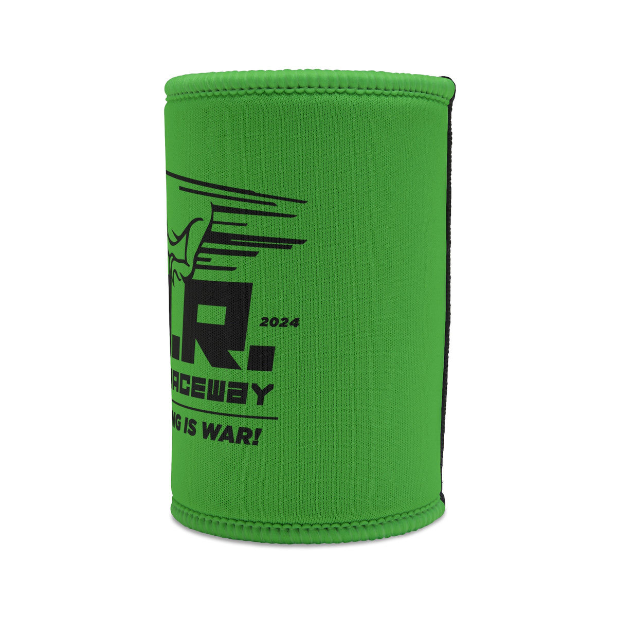 W.A.R. -  "Slot Car Racing is WAR!" Logo Stubby Cooler