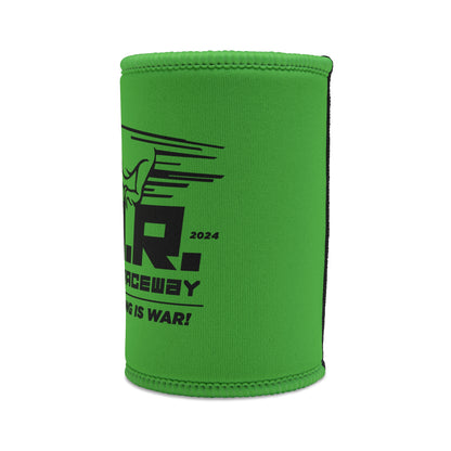 W.A.R. -  "Slot Car Racing is WAR!" Logo Stubby Cooler