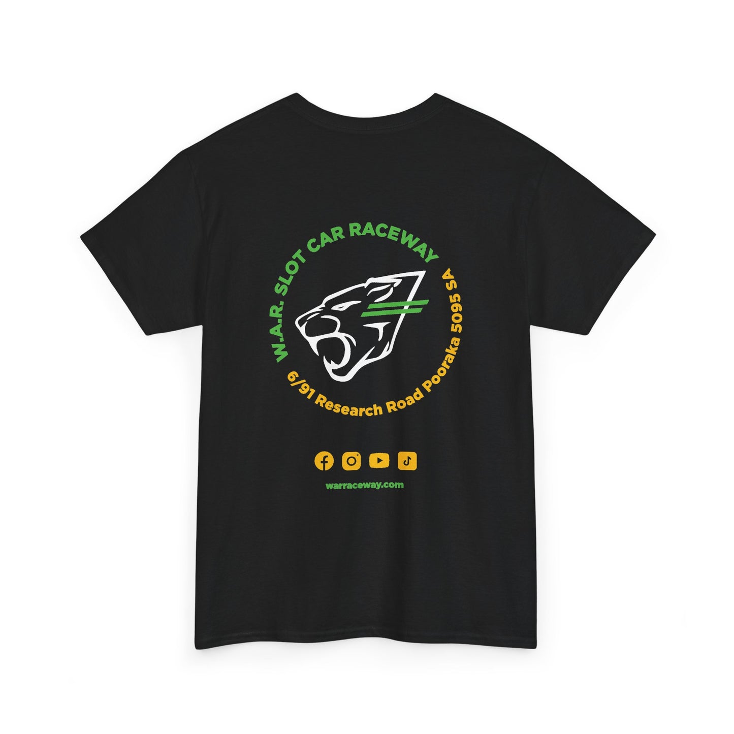 W.A.R. - "Fiat Abarth Racing Team" (F.A.R.T.) Logo - Medium-weight Cotton T‑Shirt