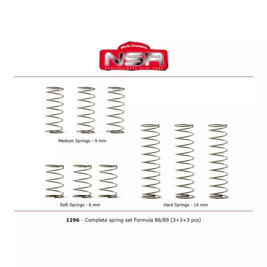NSR 1296 - Complete Spring Set for Formula 86/89