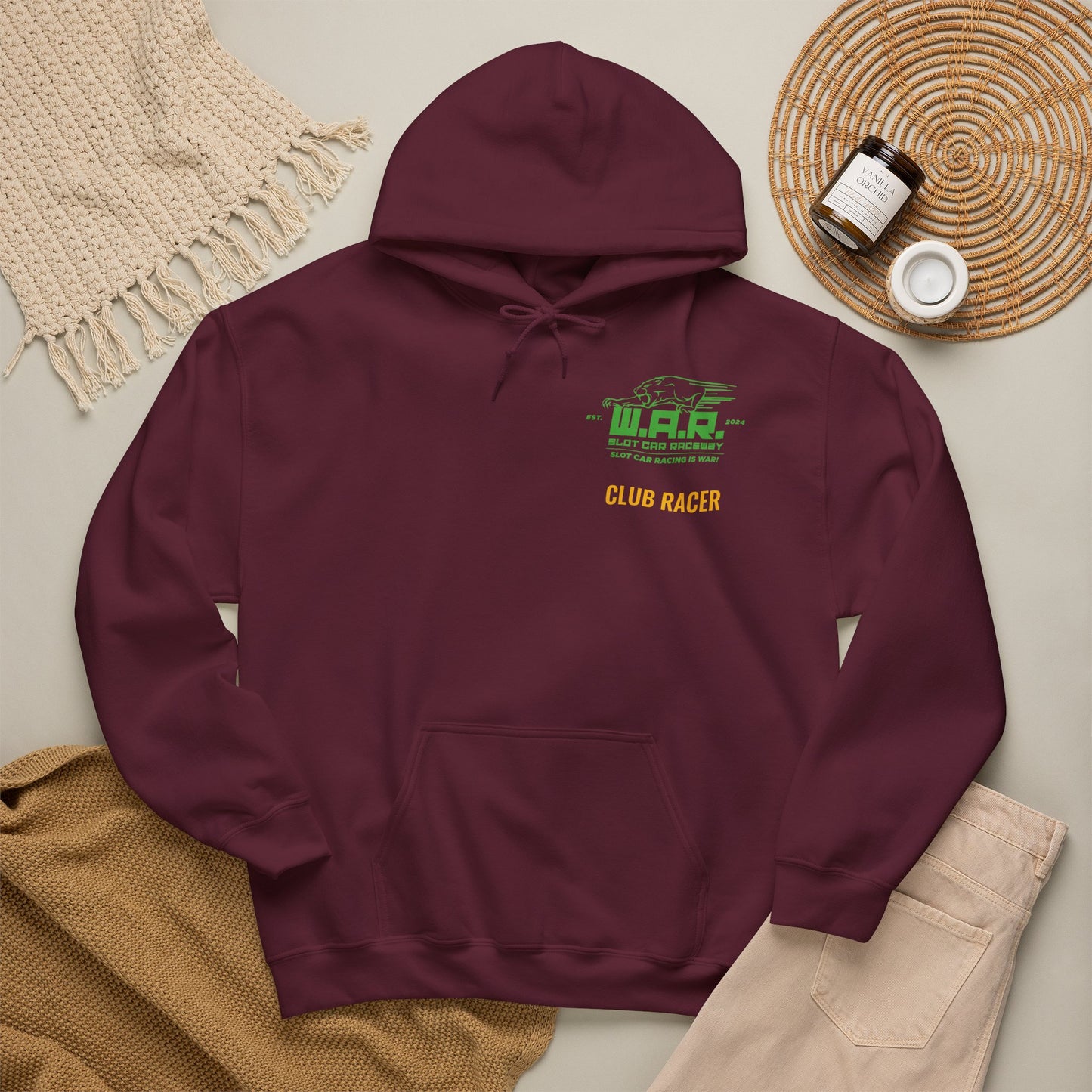W.A.R. - Midweight Comfy Cotton/Polyester Club Racer Jumper