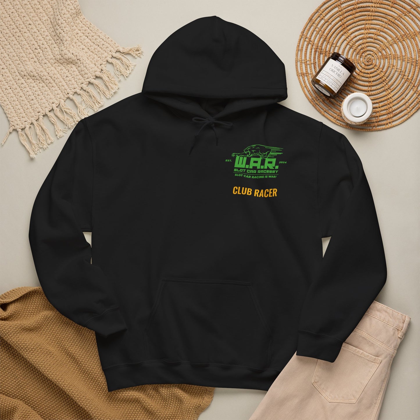 W.A.R. - Midweight Comfy Cotton/Polyester Club Racer Jumper