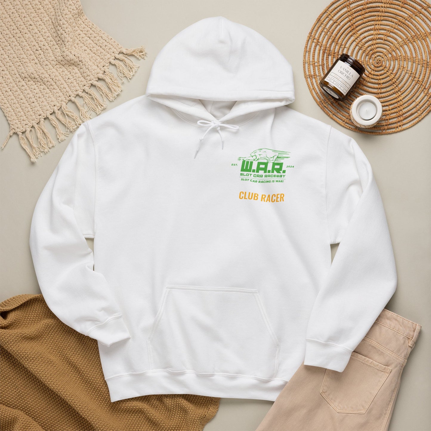 W.A.R. - Midweight Comfy Cotton/Polyester Club Racer Jumper