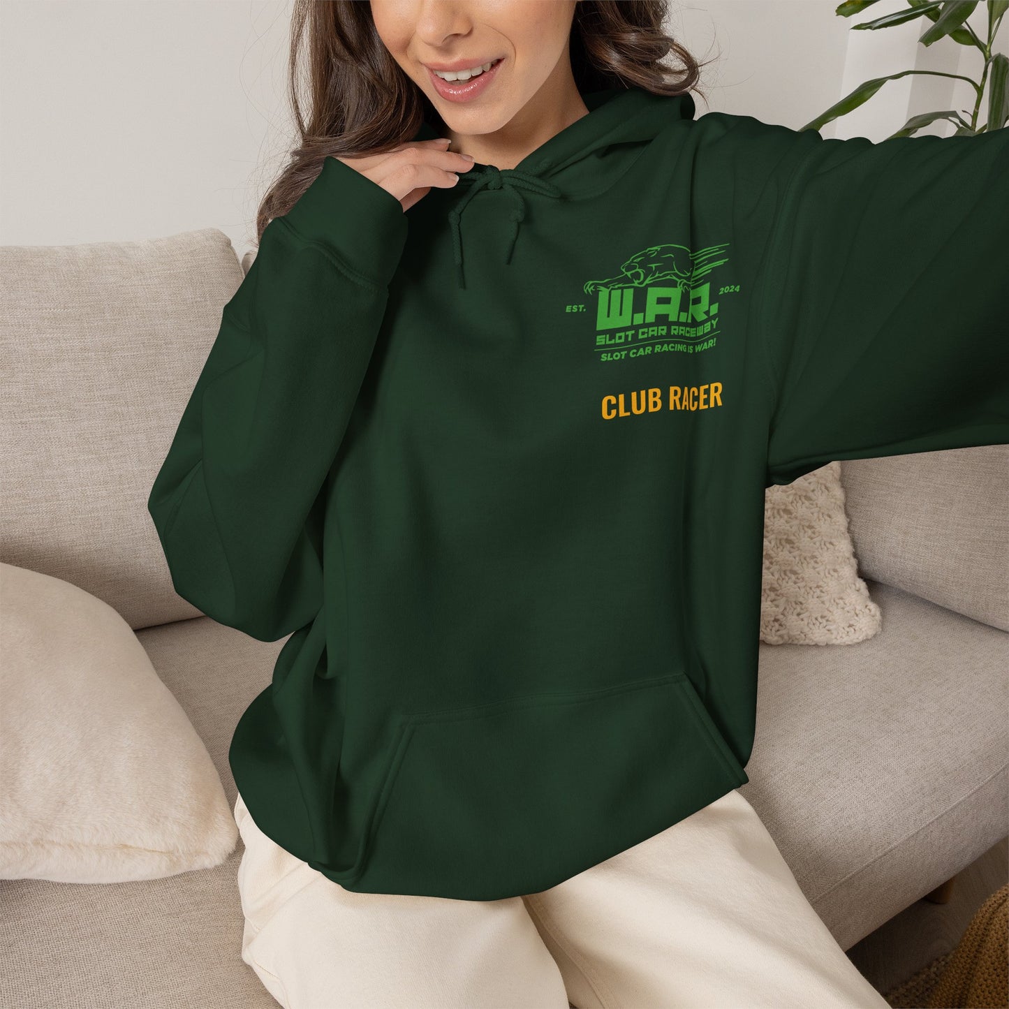 W.A.R. - Midweight Comfy Cotton/Polyester Club Racer Jumper