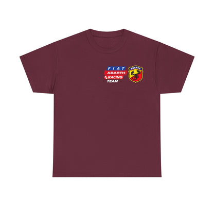 W.A.R. - "Fiat Abarth Racing Team" (F.A.R.T.) Logo - Medium-weight Cotton T‑Shirt