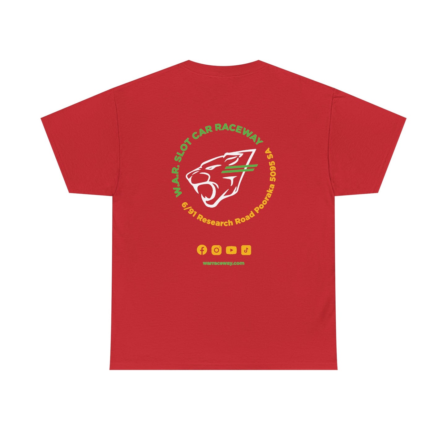 W.A.R. - "Fiat Abarth Racing Team" (F.A.R.T.) Logo - Medium-weight Cotton T‑Shirt