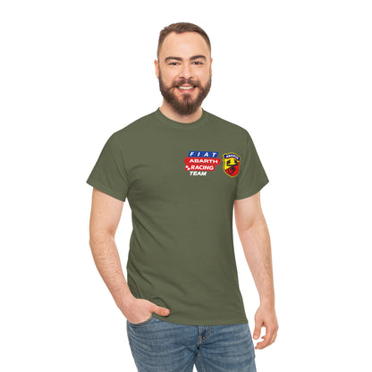 W.A.R. - "Fiat Abarth Racing Team" (F.A.R.T.) Logo - Medium-weight Cotton T‑Shirt