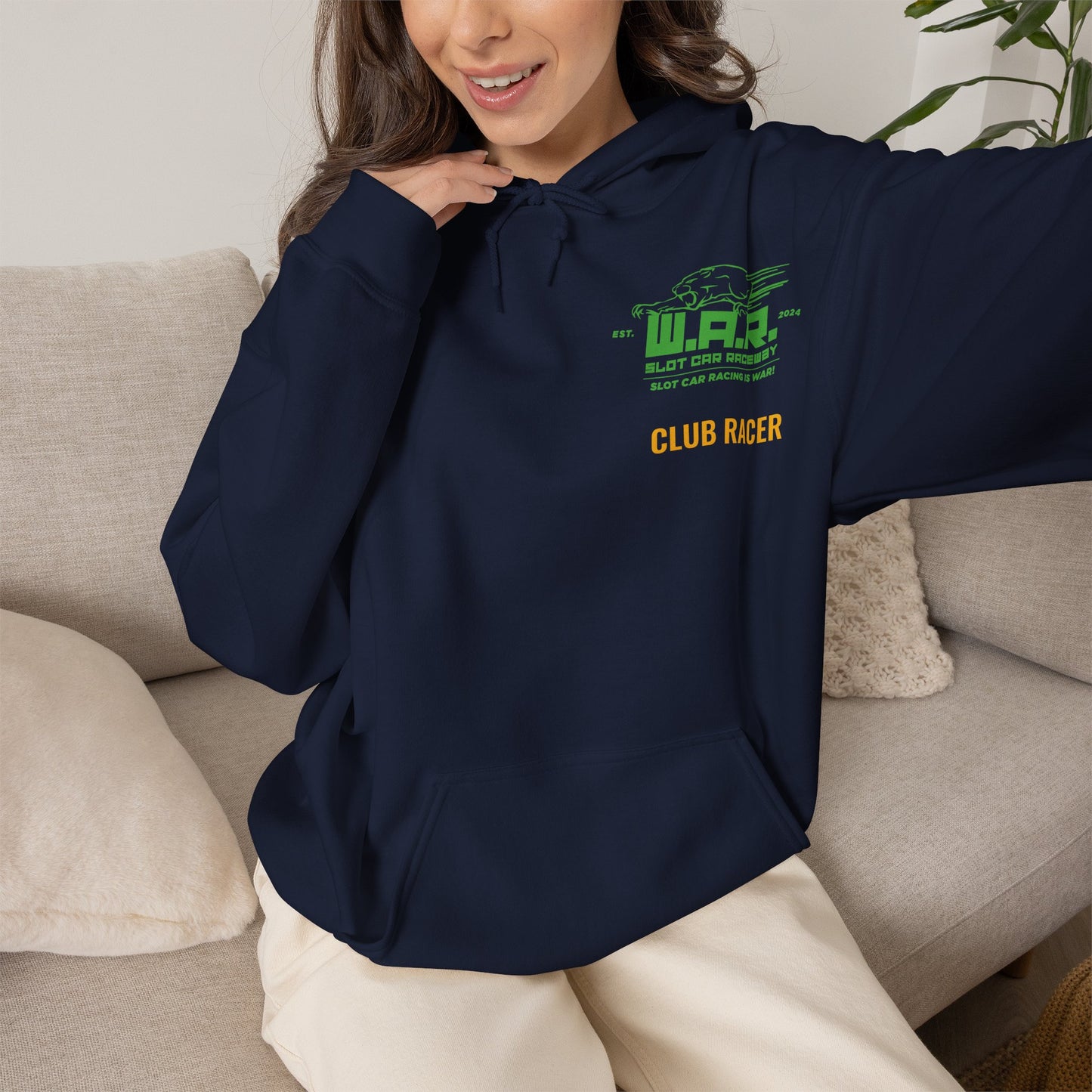 W.A.R. - Midweight Comfy Cotton/Polyester Club Racer Jumper