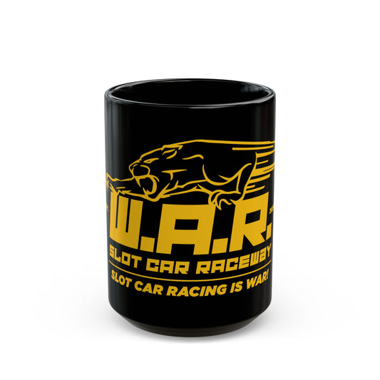 W.A.R. - "Slot Car Racing is WAR" Logo Ceramic Mug