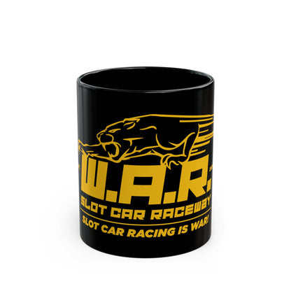 W.A.R. - "Slot Car Racing is WAR" Logo Ceramic Mug