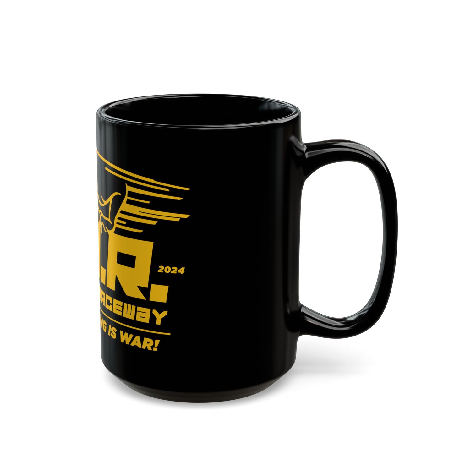 W.A.R. - "Slot Car Racing is WAR" Logo Ceramic Mug