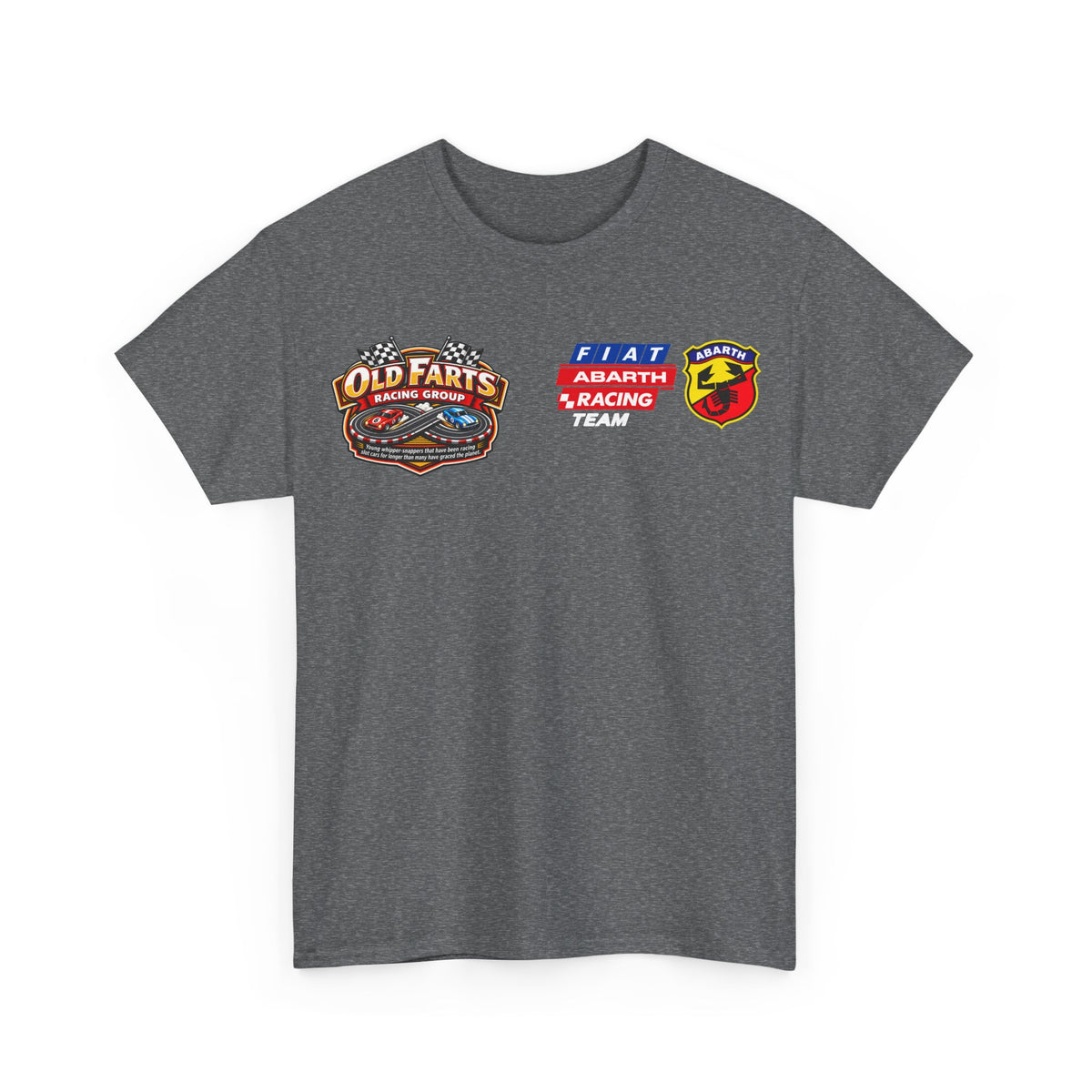 W.A.R. - "Fiat Abarth Racing Team" (F.A.R.T.) Logo - Medium-weight Cotton T‑Shirt