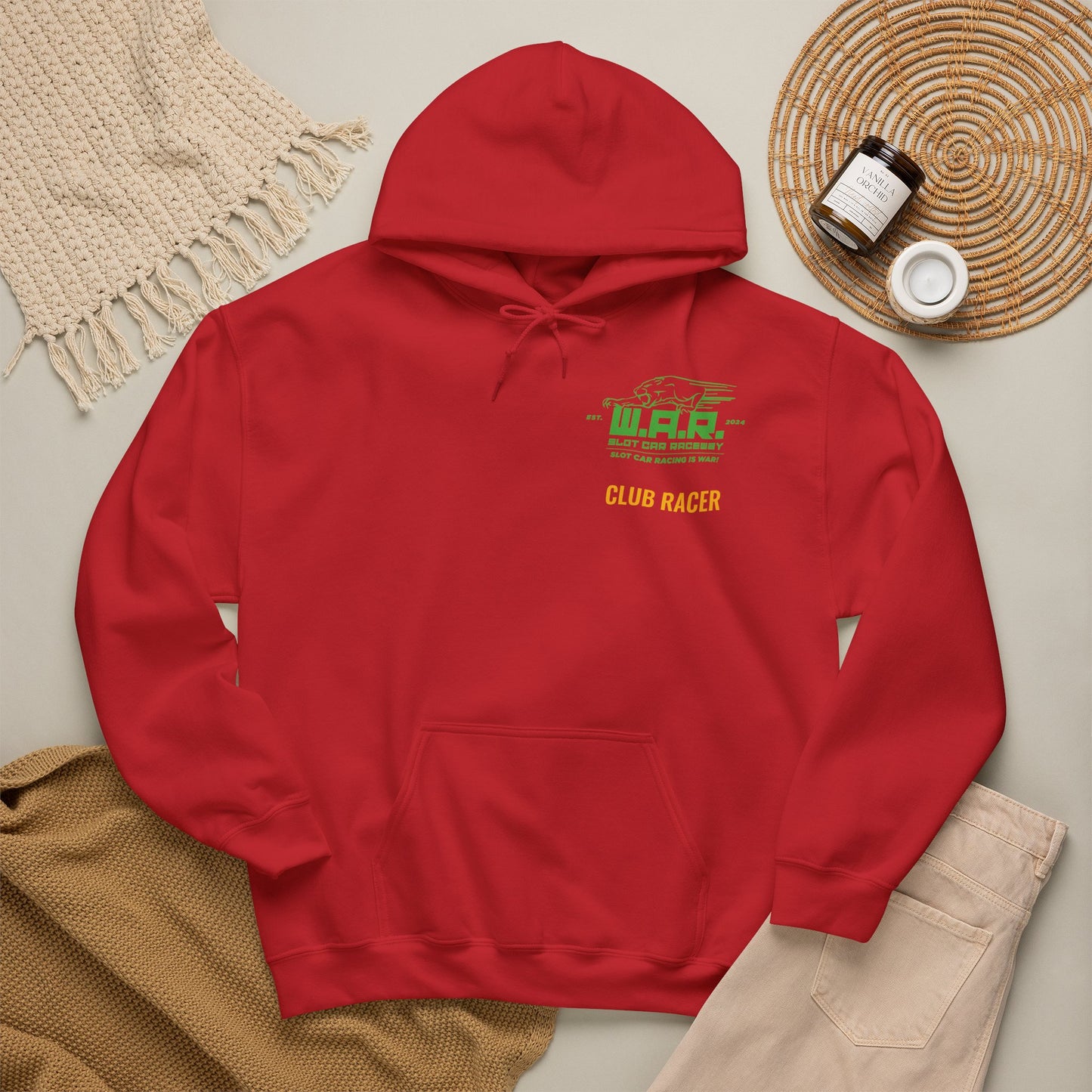 W.A.R. - Midweight Comfy Cotton/Polyester Club Racer Jumper