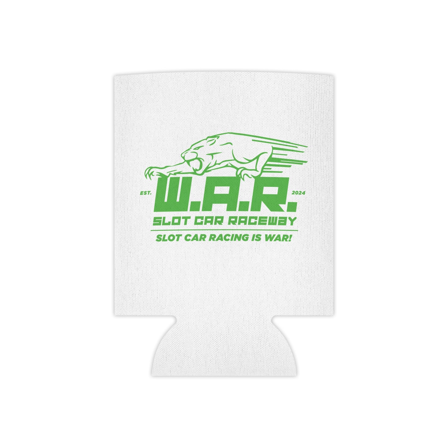 W.A.R. - Can Cooler Stubby Holder - White