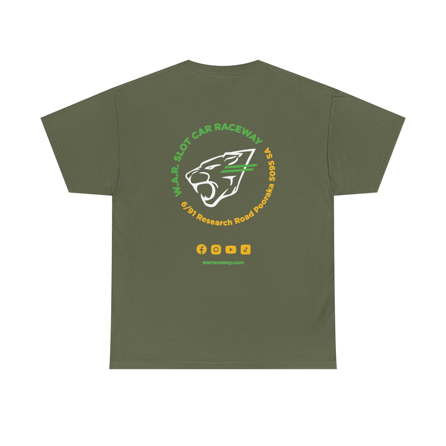 W.A.R. - "Fiat Abarth Racing Team" (F.A.R.T.) Logo - Medium-weight Cotton T‑Shirt