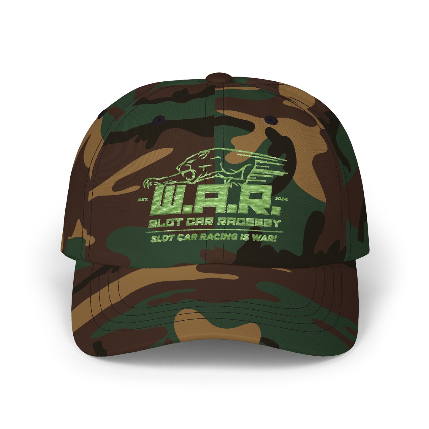 W.A.R. - Hat Cap with Embroidered Logo