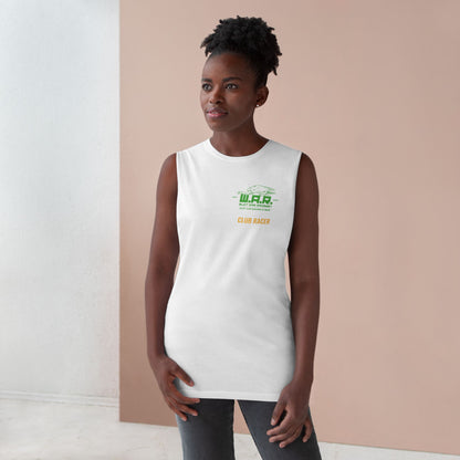 W.A.R. - Lightweight Cotton Sleeveless Club Racer Tank Top