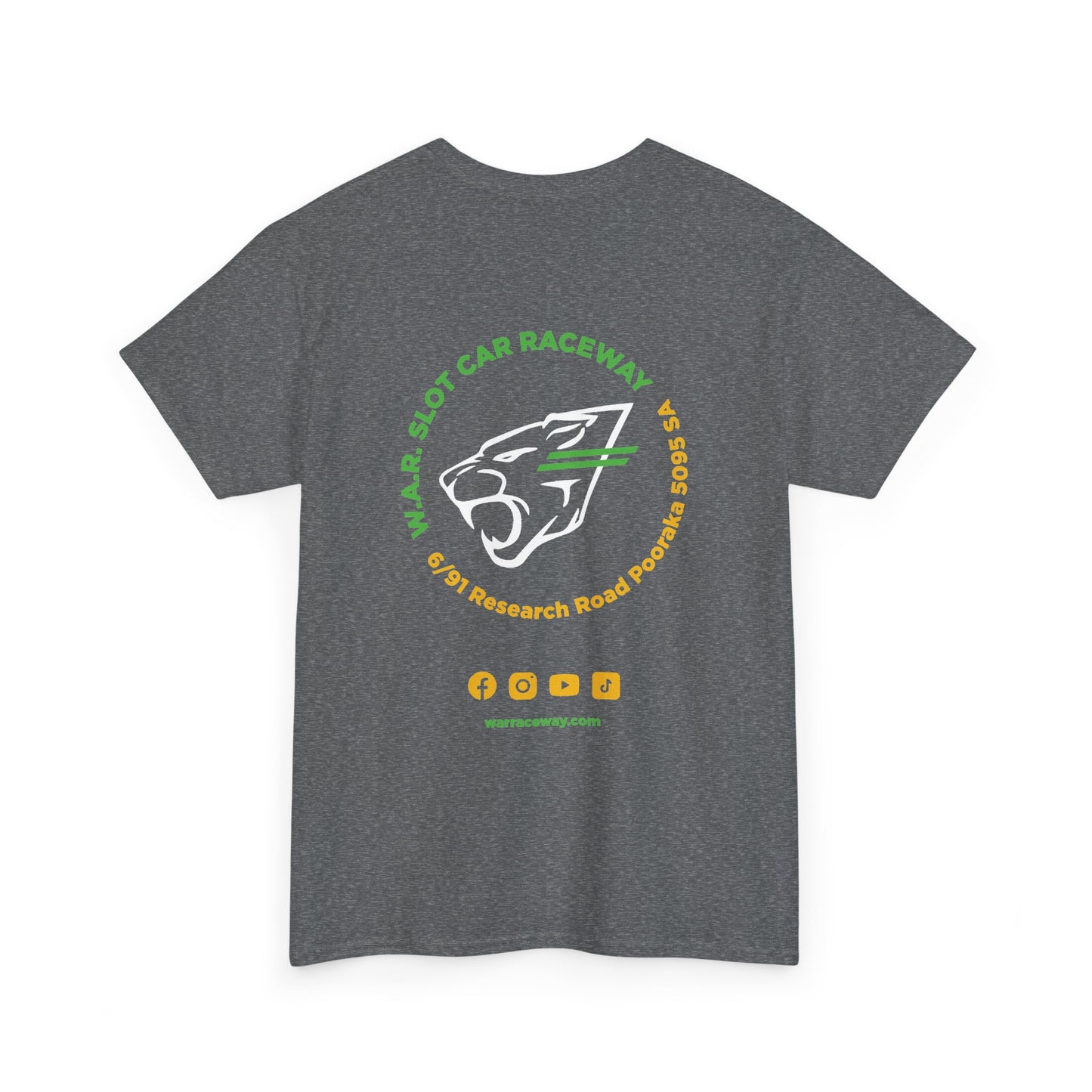 W.A.R. - "Fiat Abarth Racing Team" (F.A.R.T.) Logo - Medium-weight Cotton T‑Shirt