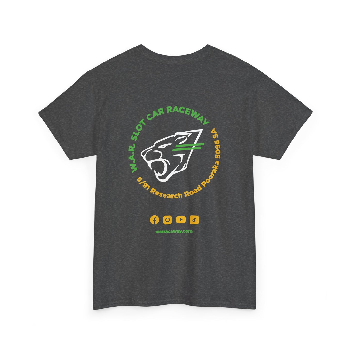 W.A.R. - "Fiat Abarth Racing Team" (F.A.R.T.) Logo - Medium-weight Cotton T‑Shirt